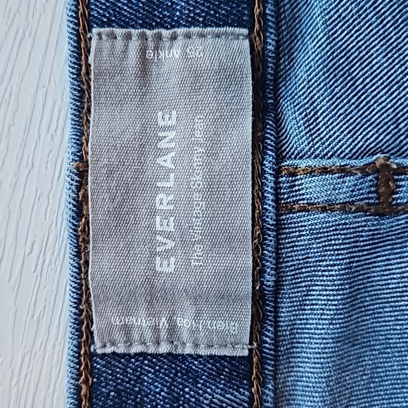 Everlane Medium Blue Denim Wash Vintage Skinny Jeans 25 Ankle - Picture 7 of 10